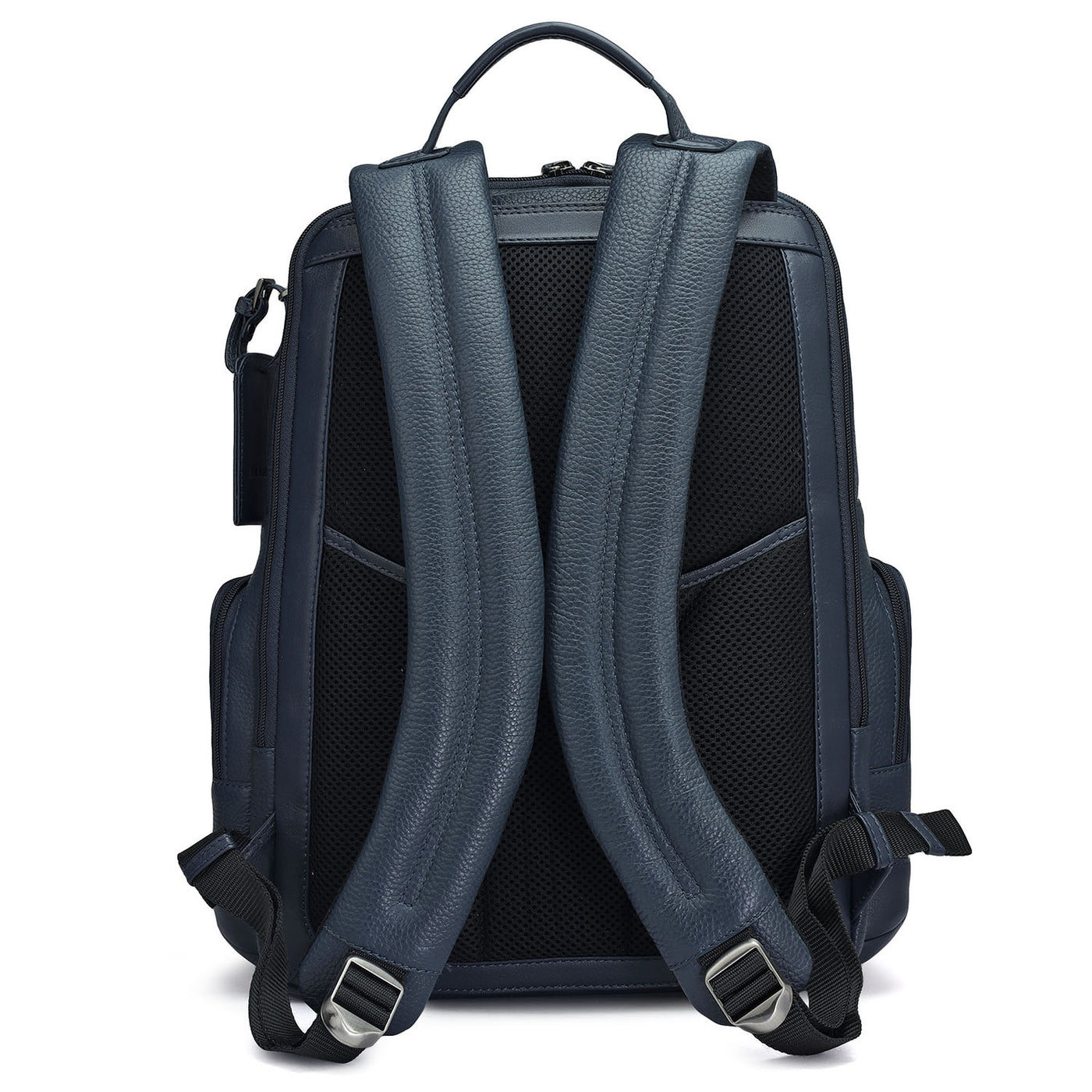 Wax Leather Backpack - Navy