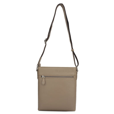 Wax Leather Men Sling - Greyish Taupe