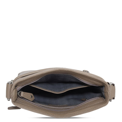 Wax Leather Men Sling - Greyish Taupe