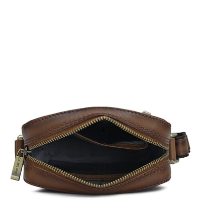 Signato Leather Mens Sling - Cognac