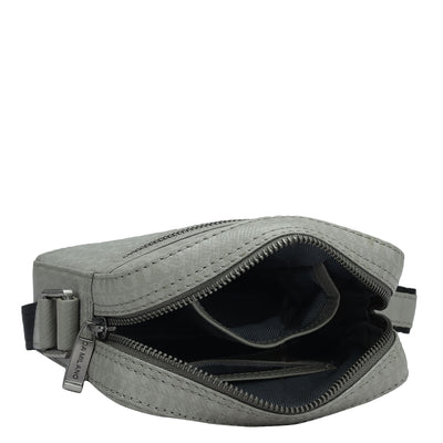 Monogram Franzy Leather Mens Sling - Stone Grey