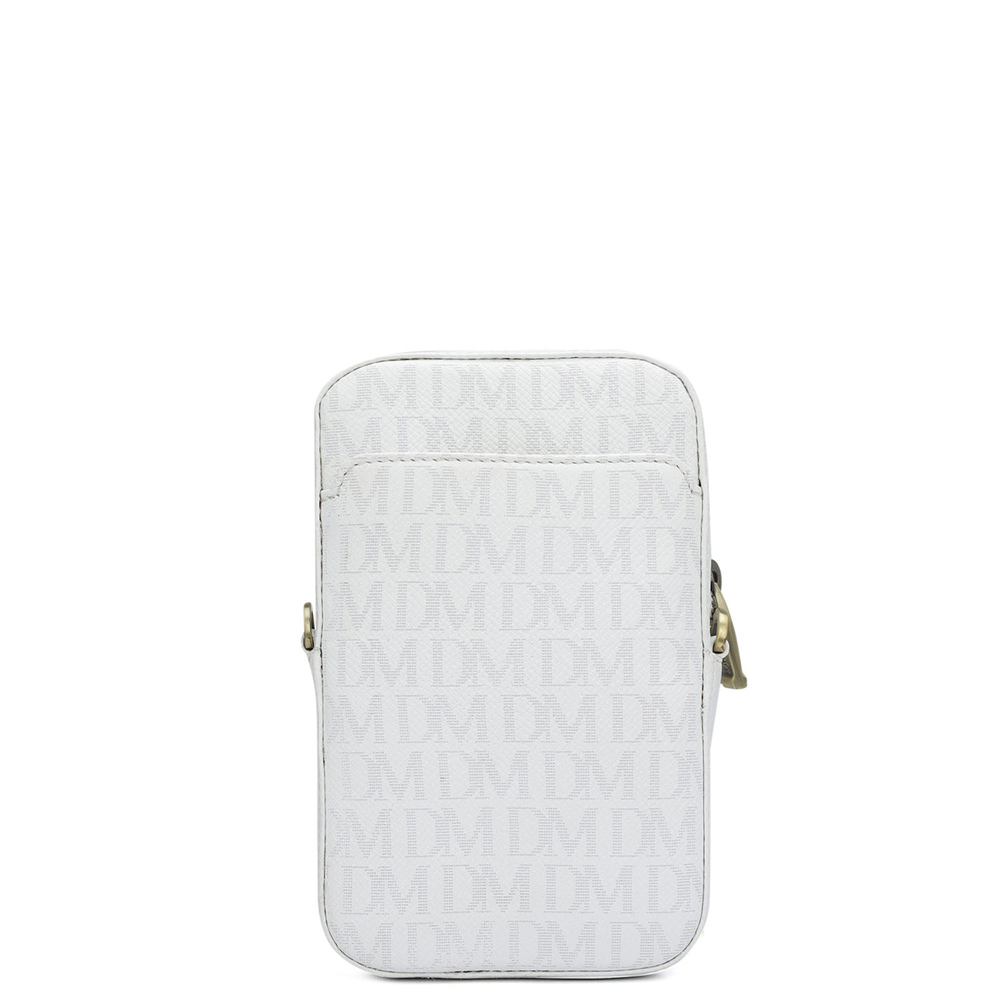 Monogram Leather Men Sling - White