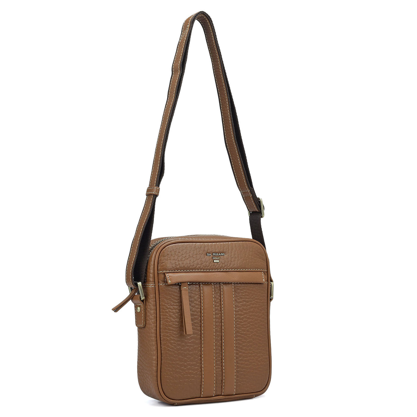 Bub Leather Men Sling - Cognac