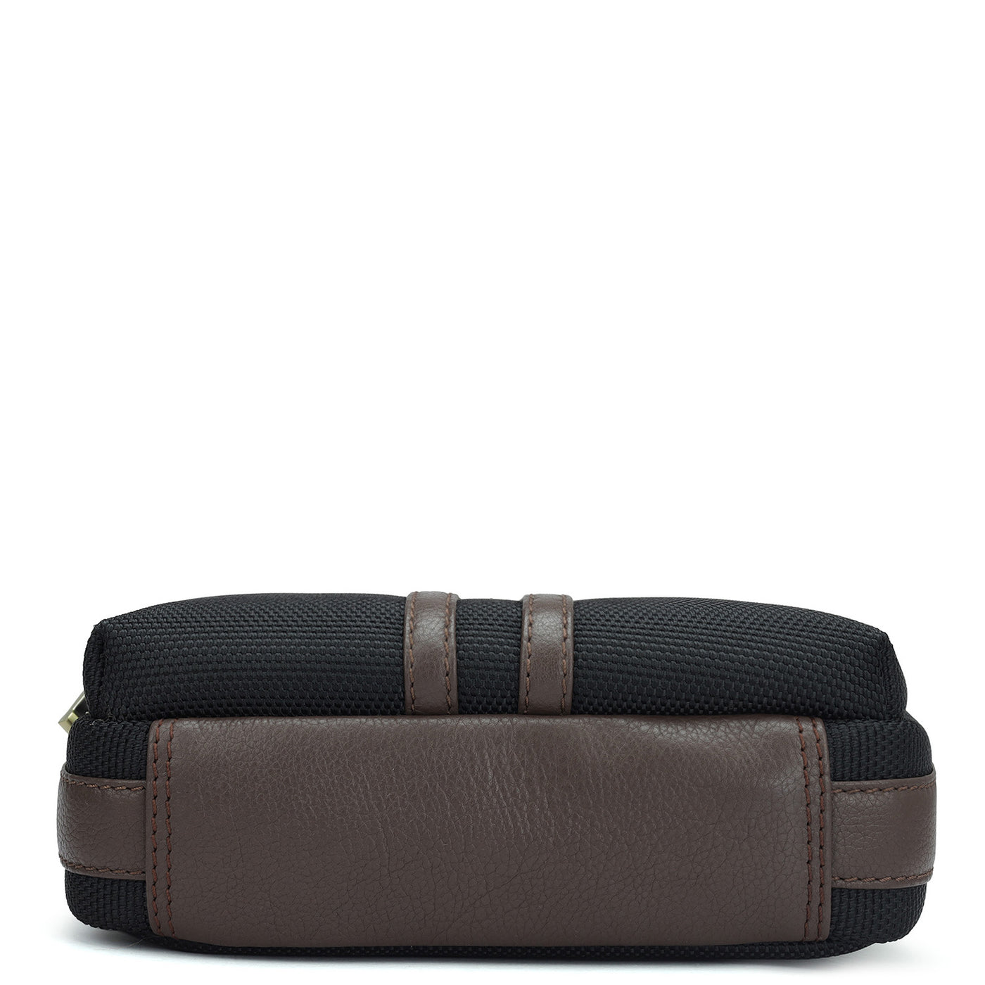 Canvas Wax Leather Mens Sling - Black Chocolate