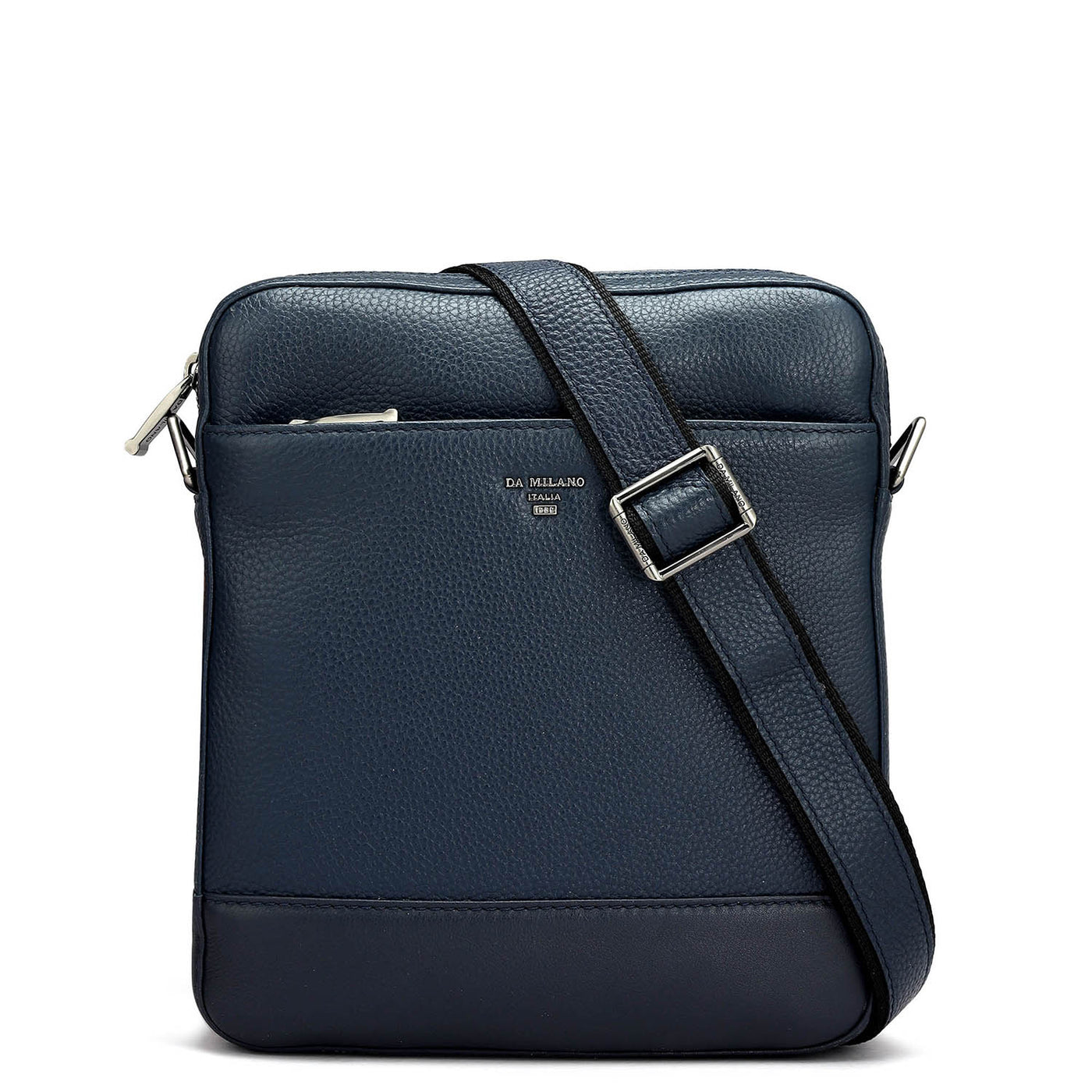 Wax Leather Men Sling - Navy