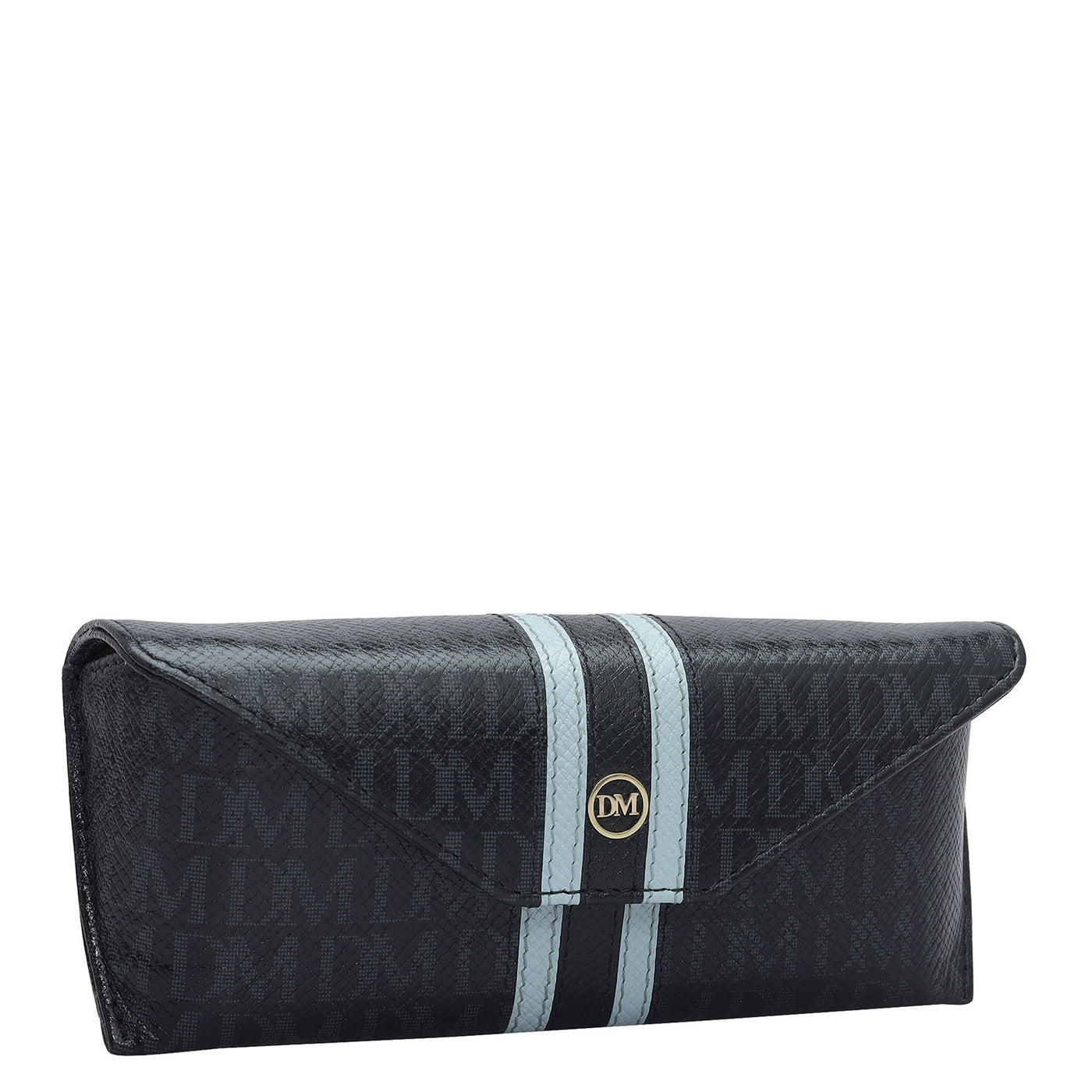 Monogram Franzy Leather Spectacle Case - Black