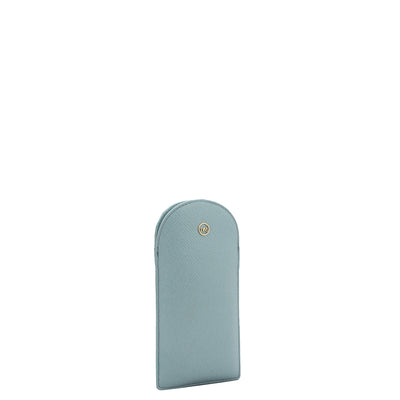 Franzy Leather Spectacle Case - Cloud Blue