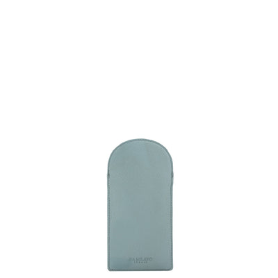 Franzy Leather Spectacle Case - Cloud Blue