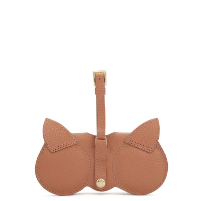 Wax Leather Spectacle Case - Terracotta