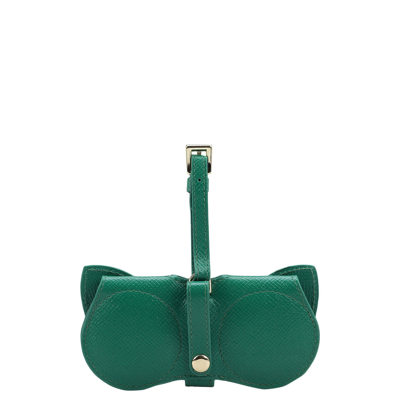 Franzy Leather Spectacle Case - Emerald Green