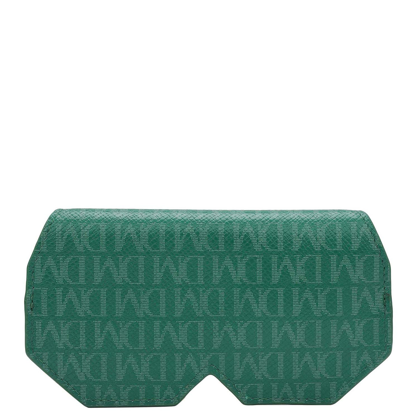 Monogram Leather Spectacle Case - Emerald Green