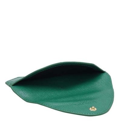 Monogram Leather Spectacle Case - Emerald Green