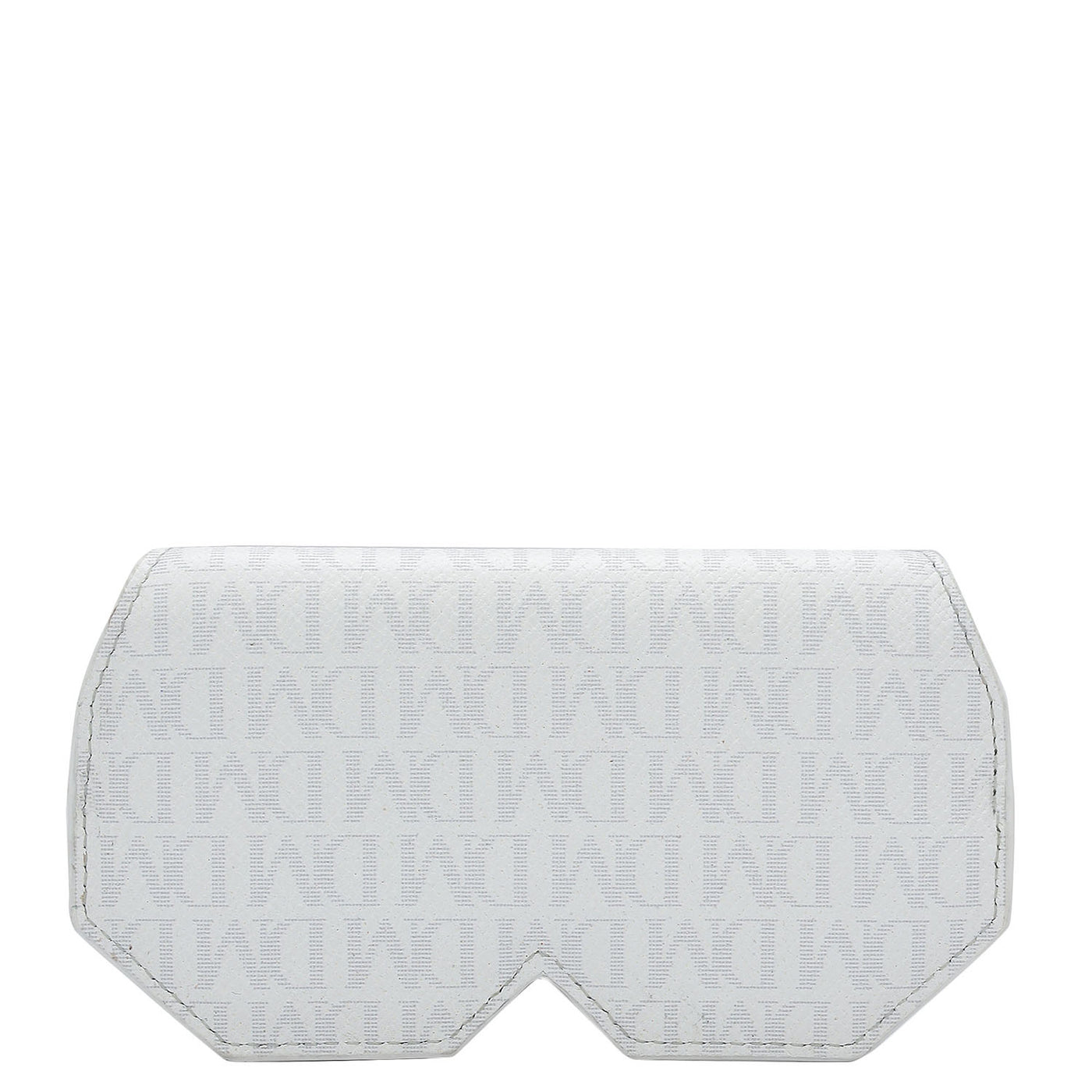 Monogram Leather Spectacle Case - White