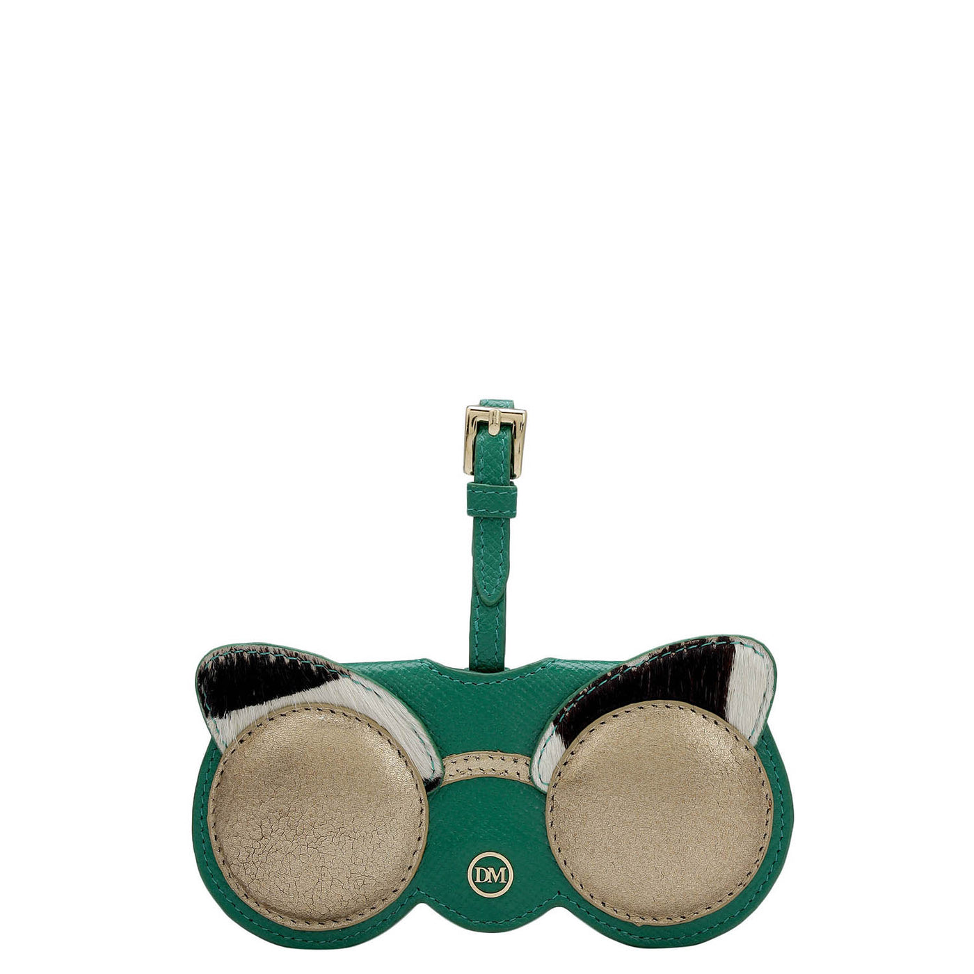 Franzy Leather Spectacle Case - Emerald Green