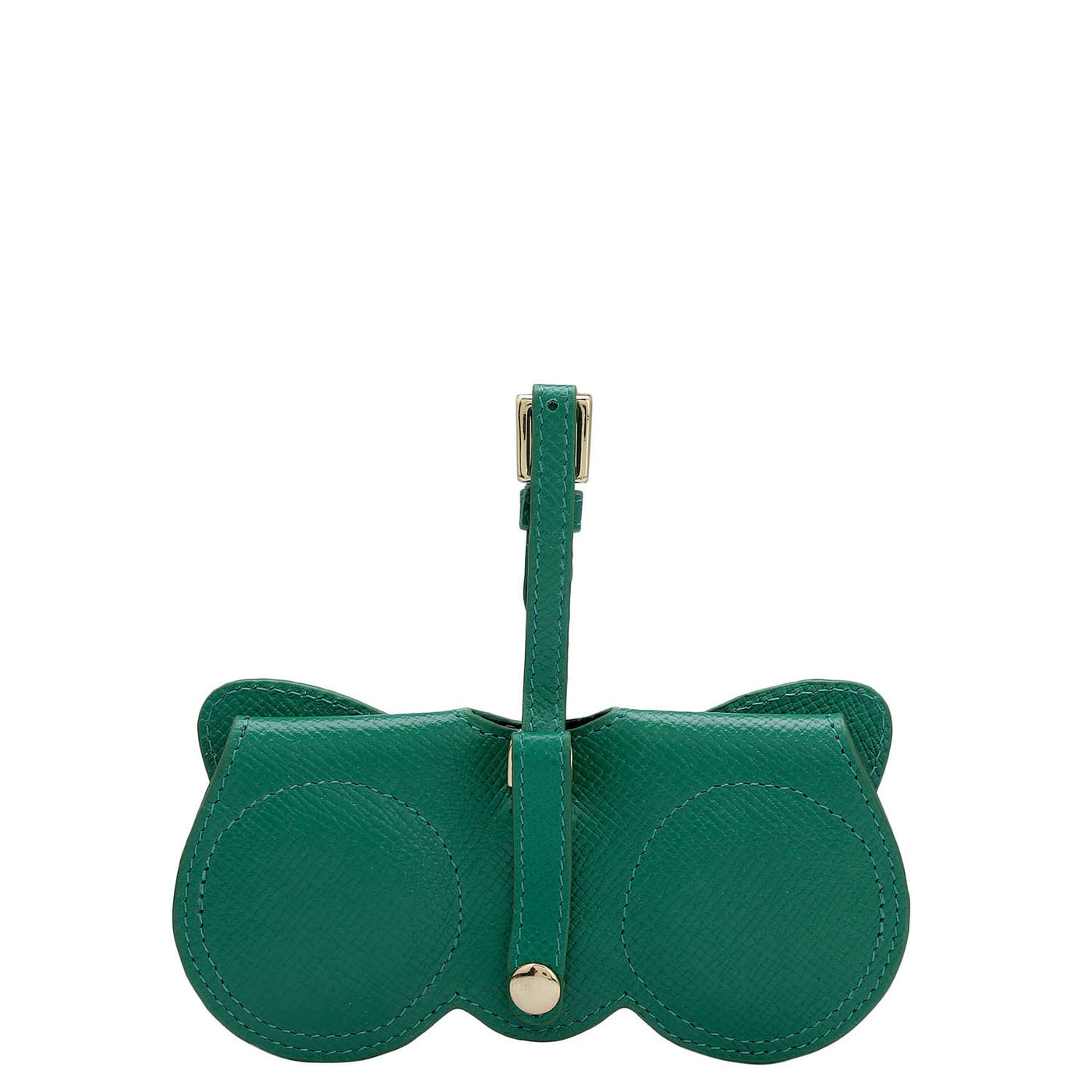 Franzy Leather Spectacle Case - Emerald Green