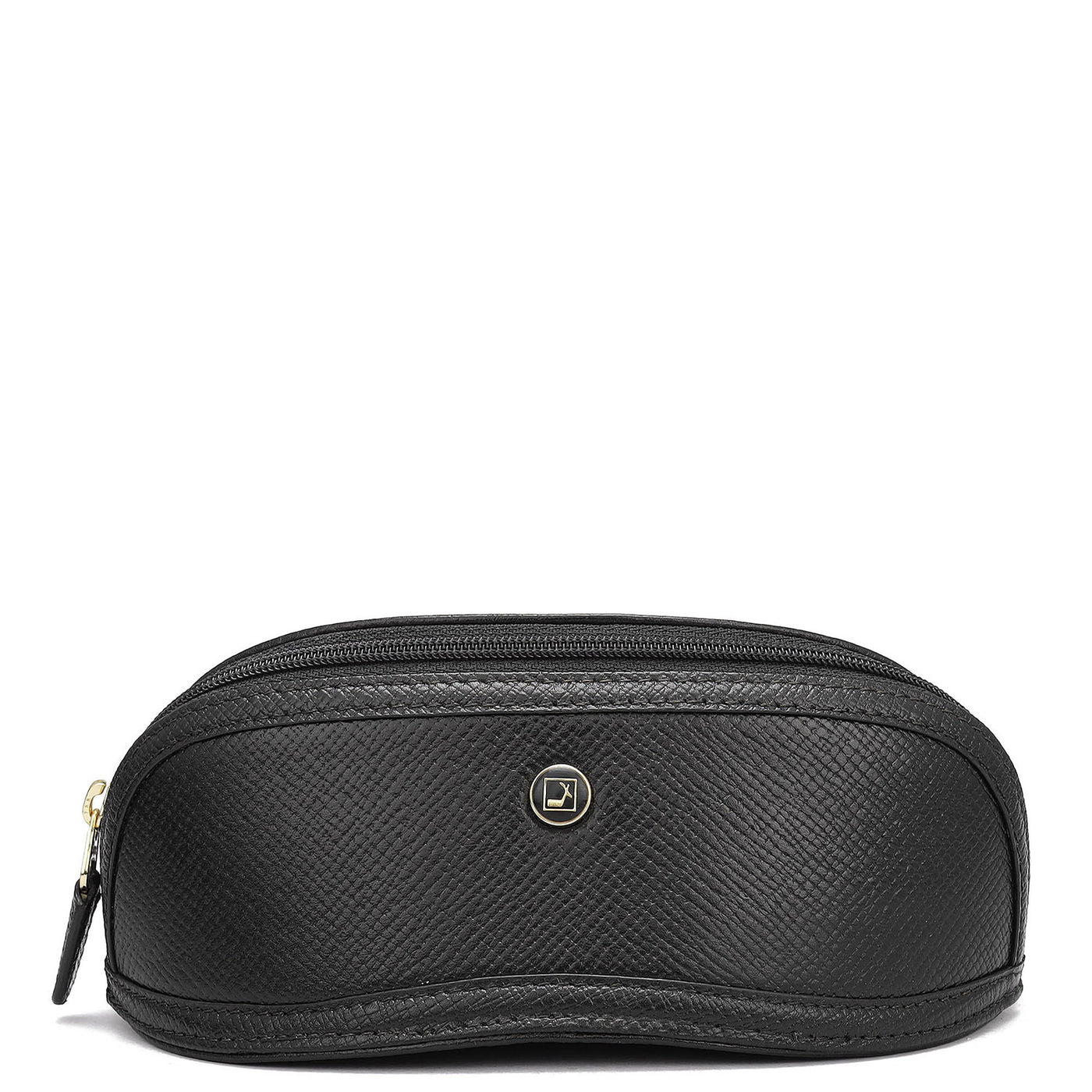 Franzy Leather Spectacle Case - Black