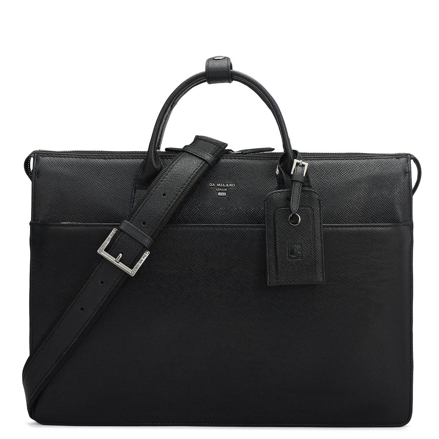 Franzy Leather Laptop Sleeve - Black