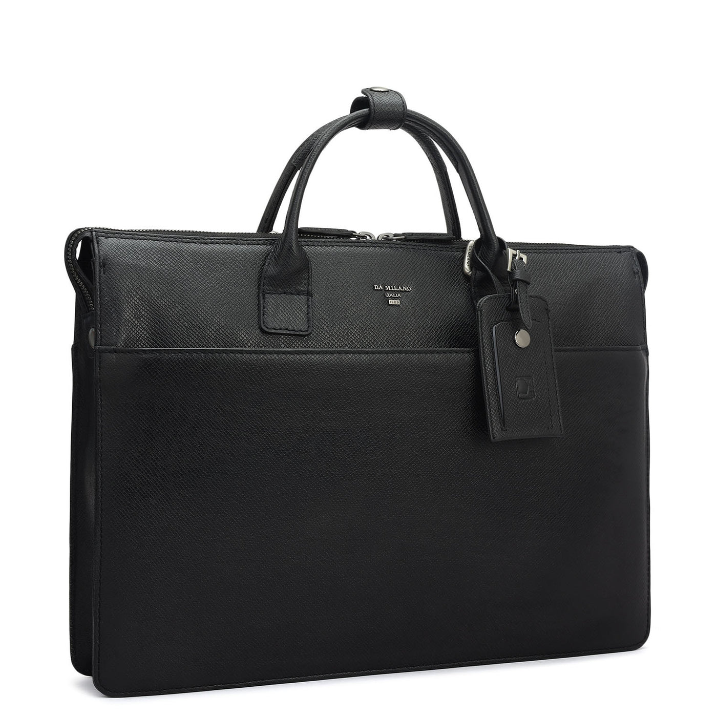 Franzy Leather Laptop Sleeve - Black