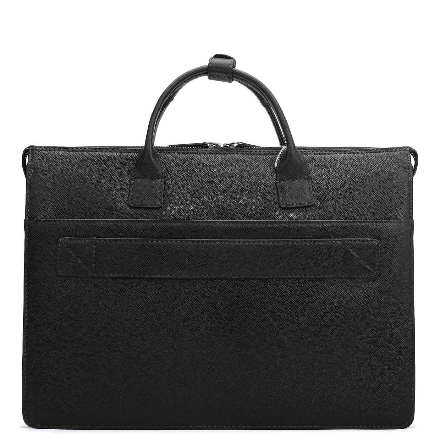 Franzy Leather Laptop Sleeve - Black