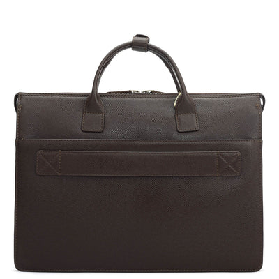 Franzy Leather Laptop Sleeve - Chocolate