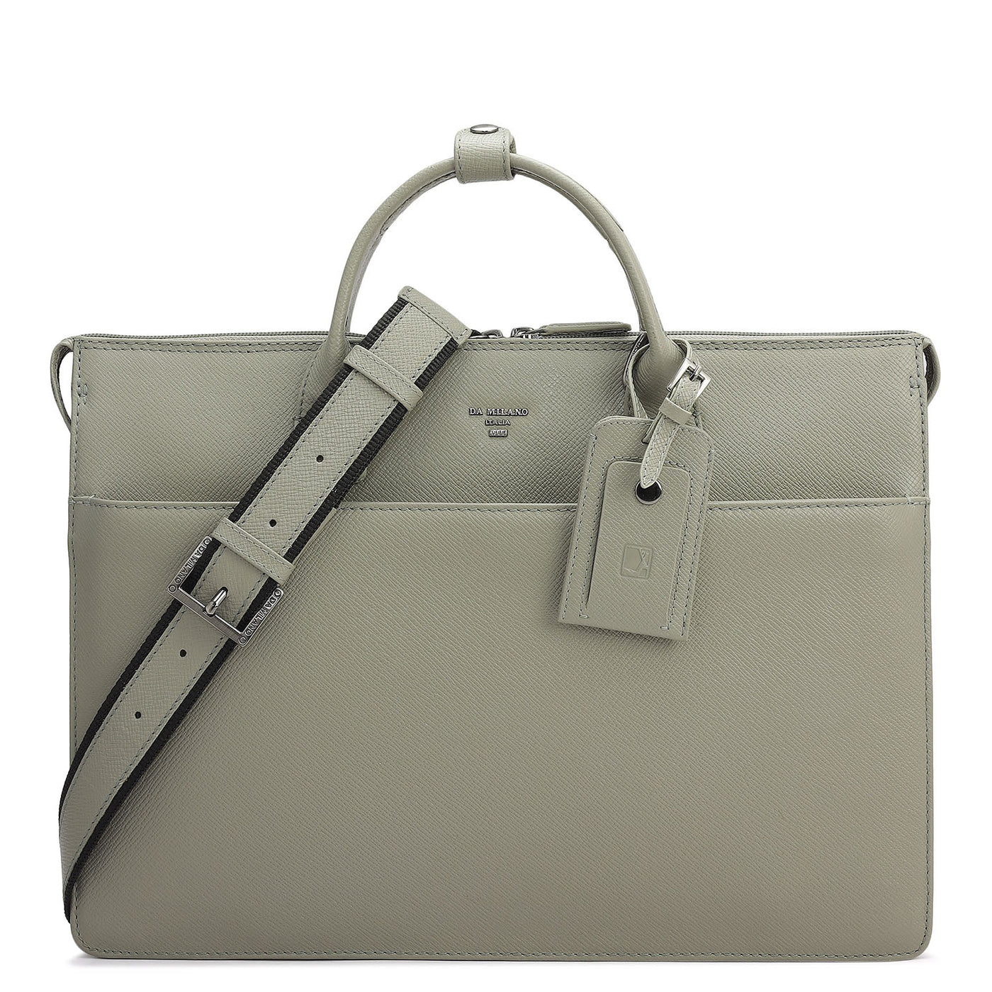 Franzy Leather Laptop Sleeve - Stone Grey