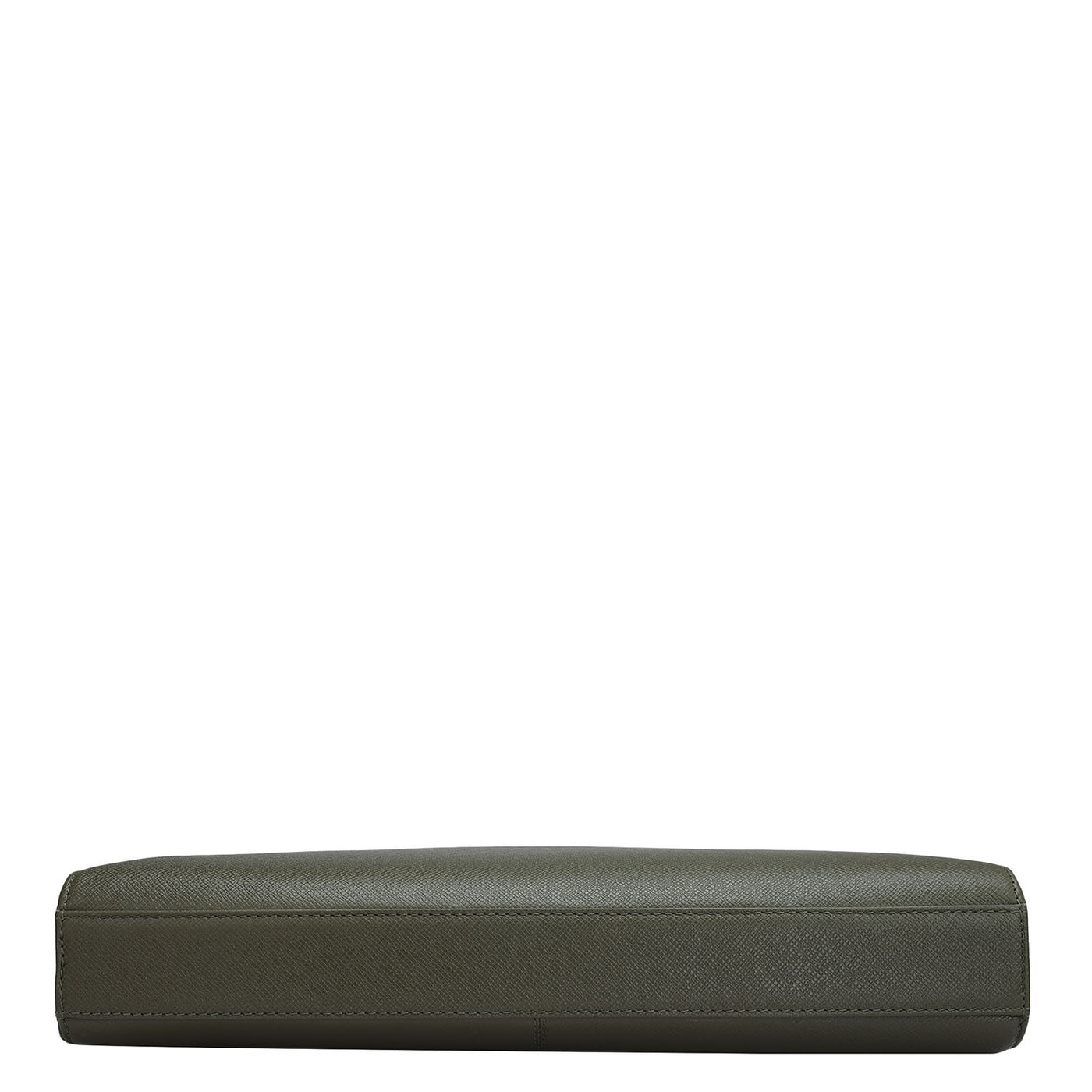 Franzy Leather Laptop Sleeve - Military Green