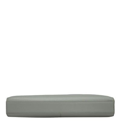 Franzy Leather Laptop Sleeve - Stone Grey