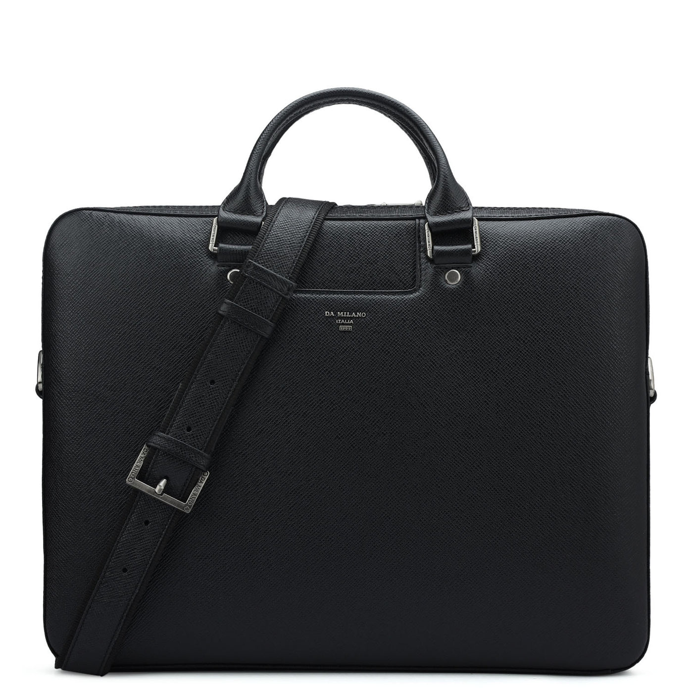 Franzy Leather Laptop Sleeve - Black