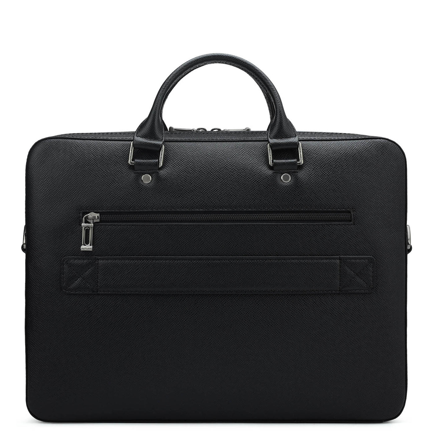 Franzy Leather Laptop Sleeve - Black