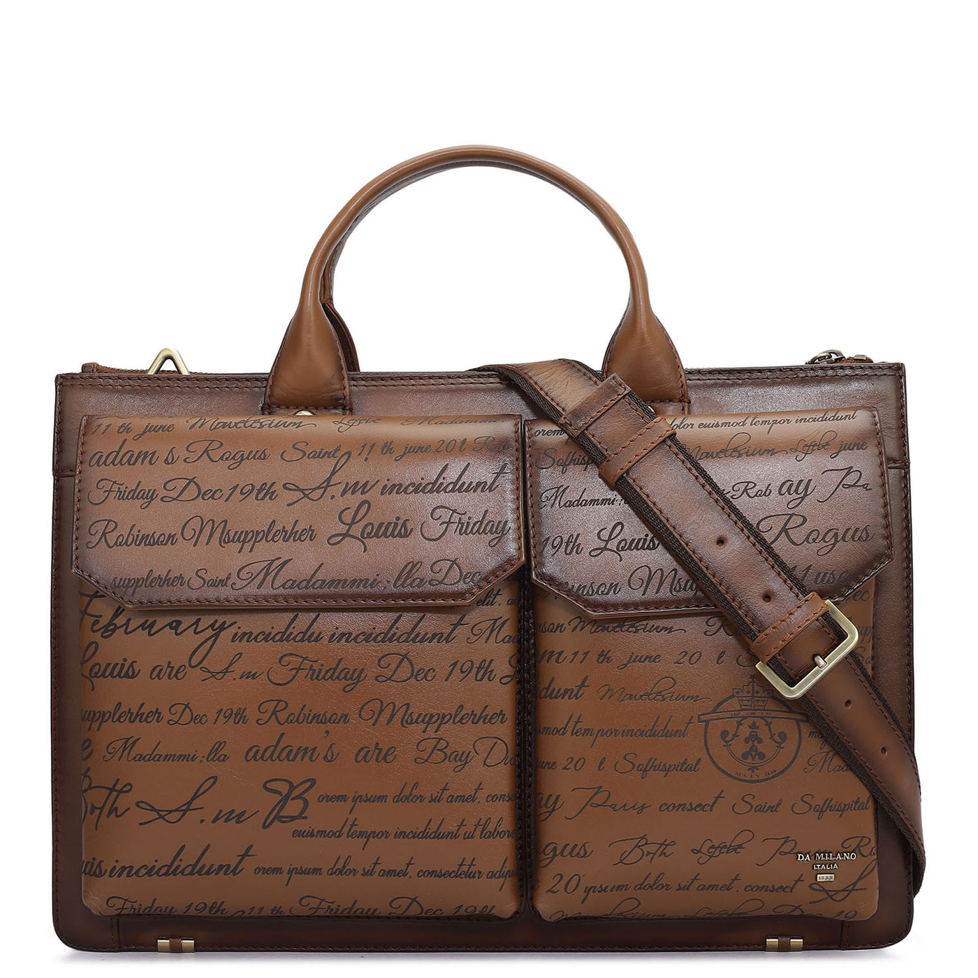 Signato Leather Computer Sleeve - Cognac