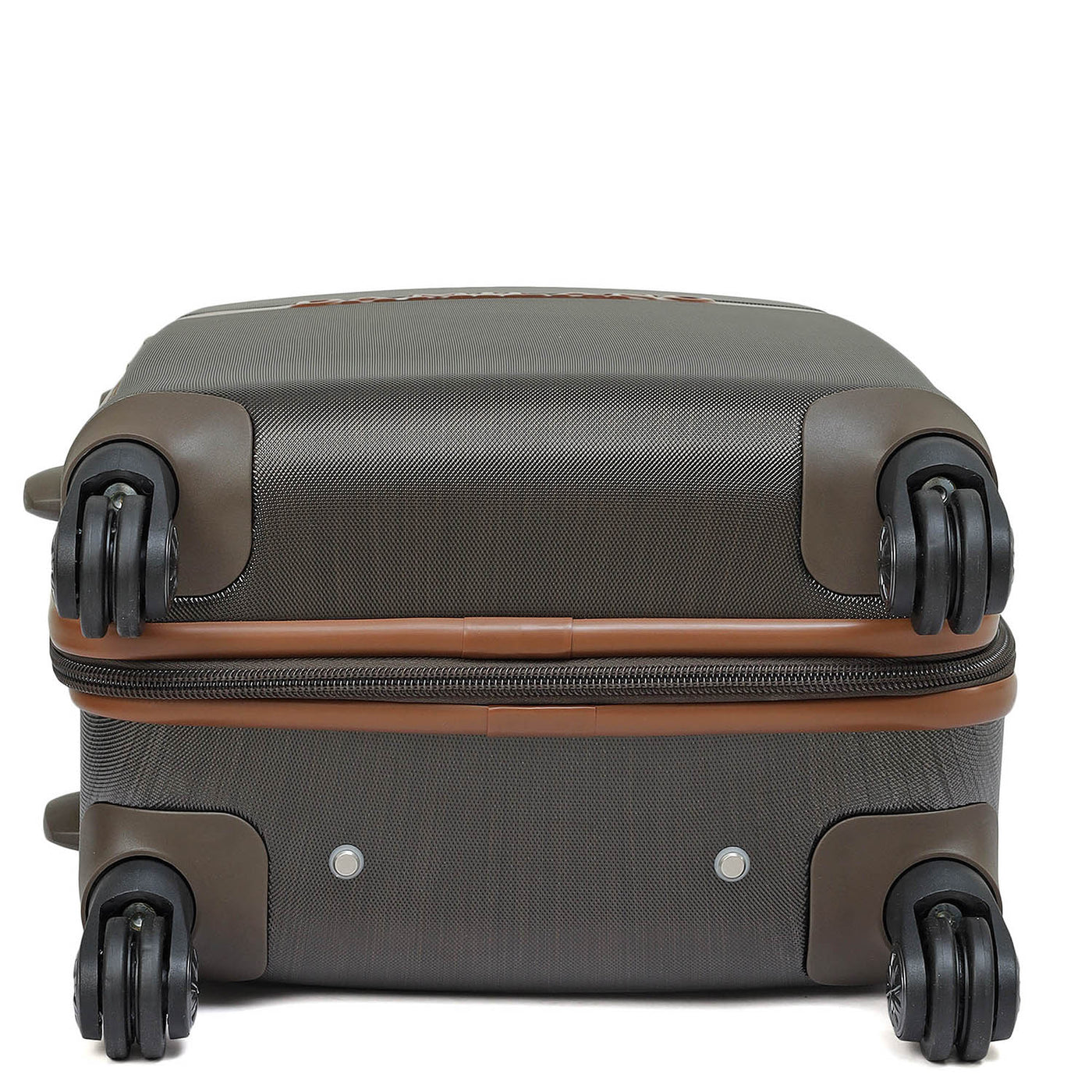 Small PC Mat Emboss Leather Trolley - Bronze & Cognac