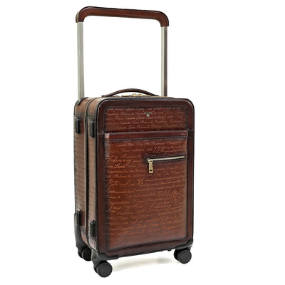 Signato Leather Trolley - Cognac