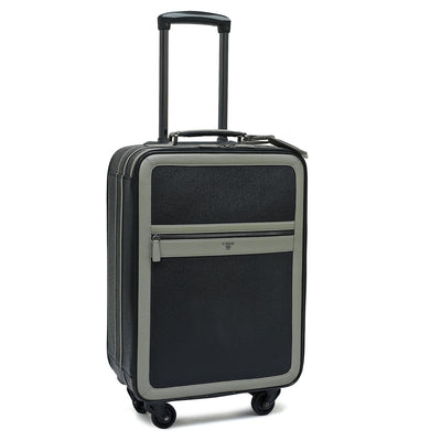 Franzy Leather Trolley - Black