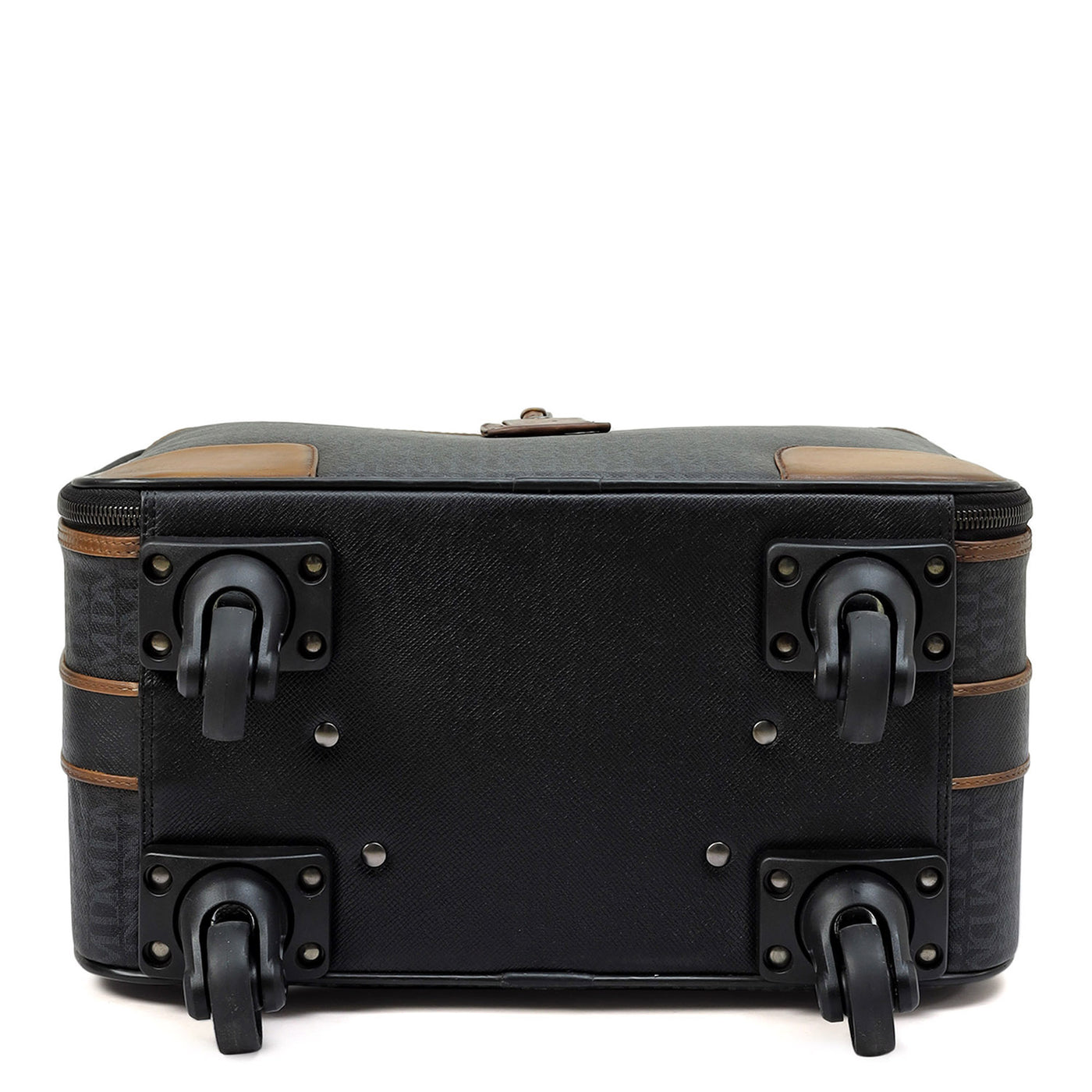 Small Monogram Leather Trolley - Black