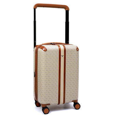 Monogram Franzy Leather Trolley - Chalk