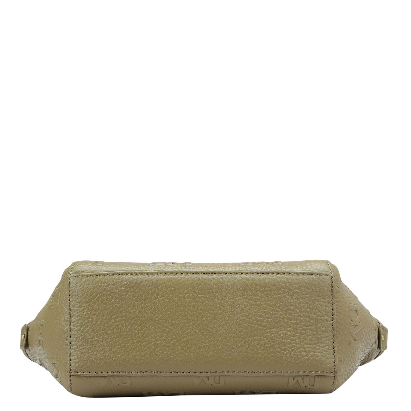 Monogram Wax Leather Vanity Pouch - Olive