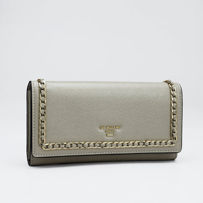 Franzy Leather Ladies Wallet - Chalk