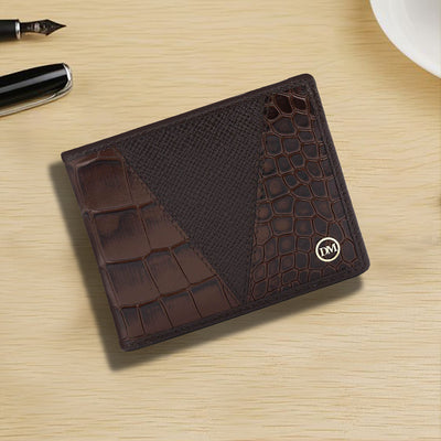 Brown Bifold Leather Mens Wallet