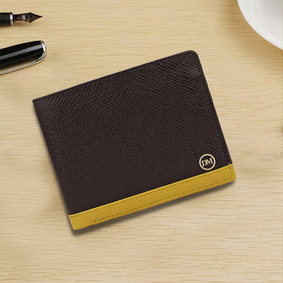 Chocolate Bifold Leather Mens Wallet