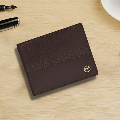 Brown Bifold Leather Mens Wallet